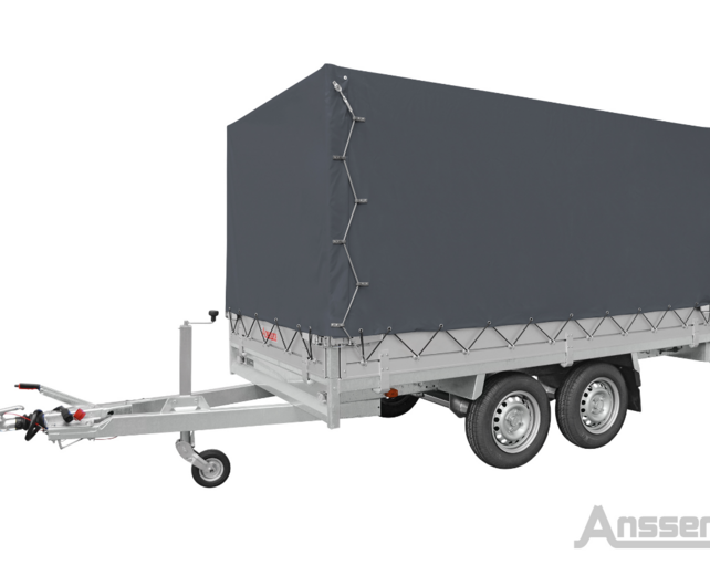 Huif 325x178x210cm voor Anssems PSX plateauwagen