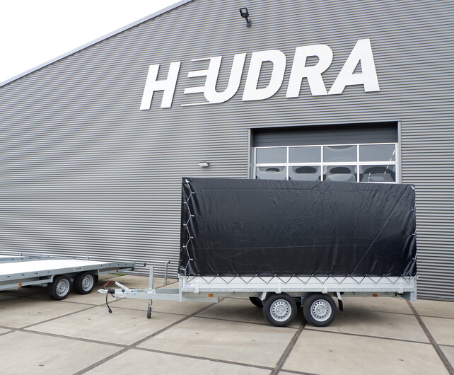 Huif 405x178x150cm voor Anssems PSX plateauwagen