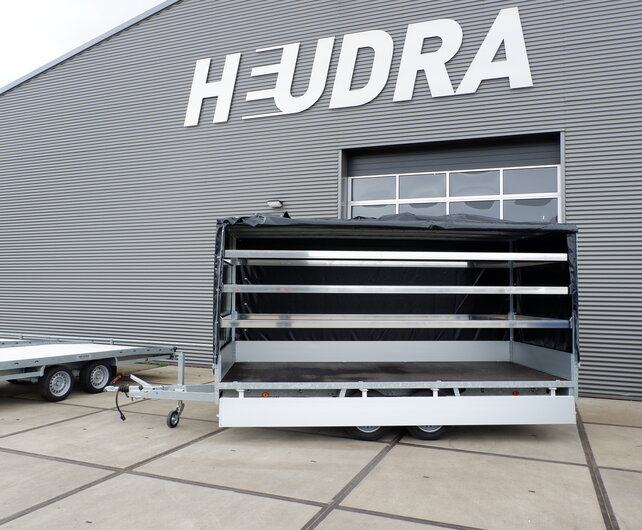 Huif 405x178x150cm voor Anssems PSX plateauwagen