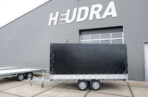Huif 405x178x180cm voor Anssems PSX plateauwagen