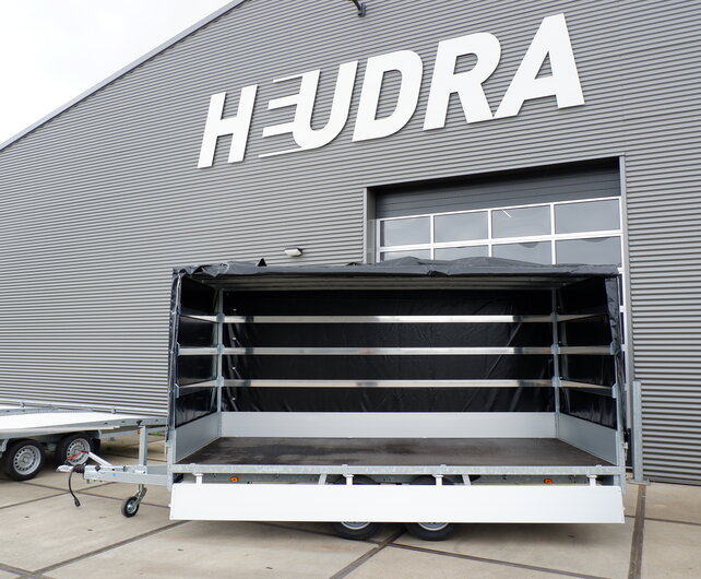 Huif 405x178x180cm voor Anssems PSX plateauwagen