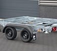 Vlemmix containertrailer 10FT 2700kg 300x244cm tandemas