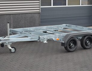 Vlemmix containertrailer 10FT 3500kg 300x244cm tandemas