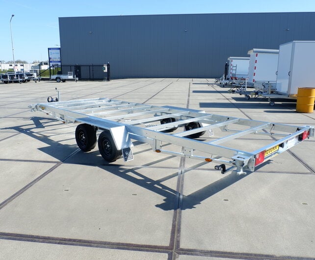 Vlemmix containertrailer 20FT 3500kg 600x244cm tandemas