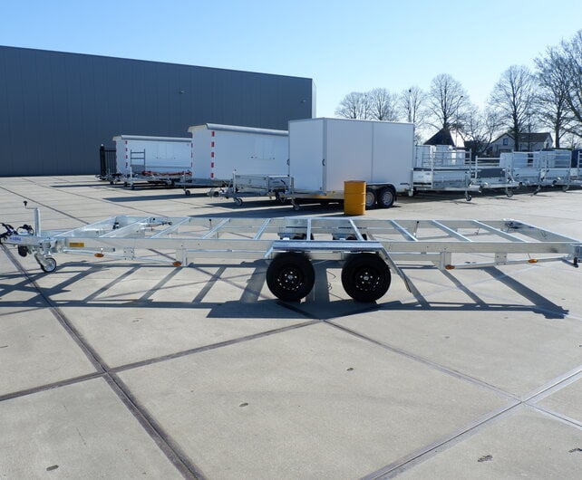 Vlemmix containertrailer 20FT 3500kg 600x244cm tandemas