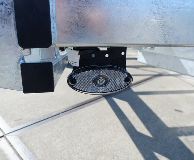 Vlemmix containertrailer 20FT 3500kg 600x244cm tandemas