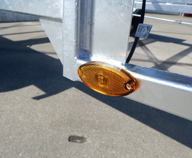 Vlemmix containertrailer 20FT 3500kg 600x244cm tandemas