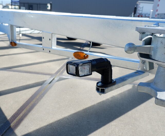 Vlemmix containertrailer 20FT 3500kg 600x244cm tandemas