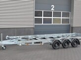 Vlemmix containertrailer 20FT 3500kg 600x244cm 3x 1350kg assen