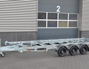 Vlemmix containertrailer 20FT 3500kg 600x244cm 3x 1350kg assen