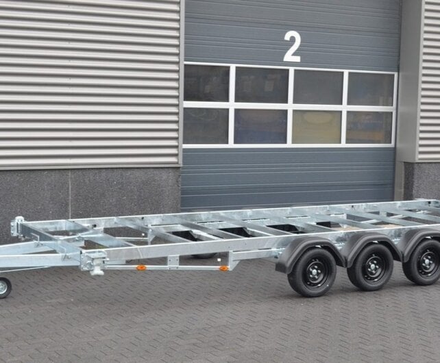 Vlemmix containertrailer 20FT 3500kg 600x244cm 3x 1350kg assen