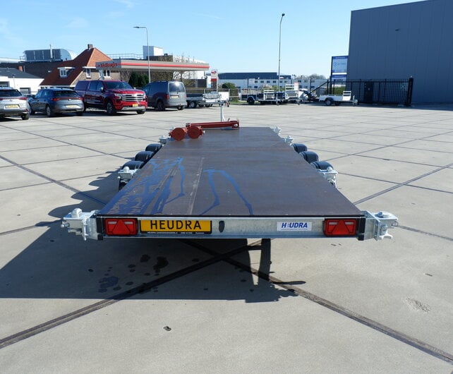 Vlemmix containertrailer 20FT 3500kg 600x244cm 3x 1800kg  assen met bodemplaat