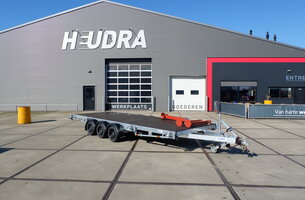 Vlemmix containertrailer 20FT 3500kg 600x244cm 3x 1800kg  assen met bodemplaat