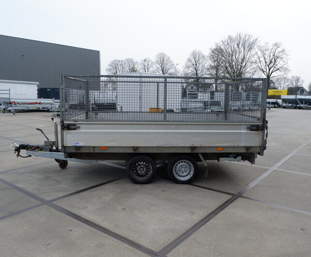 Gebruikte Hapert kipper 3500kg 340x200cm  met loofrekken