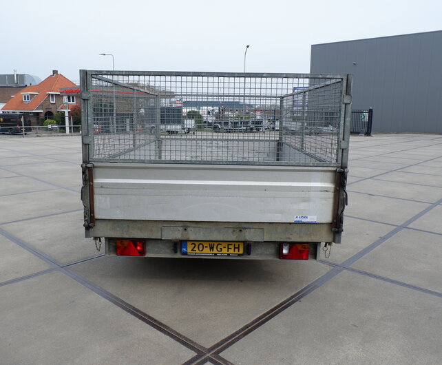 Gebruikte Hapert kipper 3500kg 340x200cm  met loofrekken