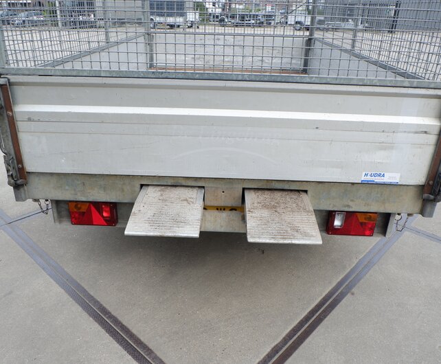 Gebruikte Hapert kipper 3500kg 340x200cm  met loofrekken