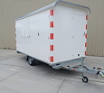 Anssems PTS schaftkeet met toilet 1400kg 390x188x211cm