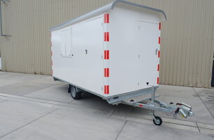 Anssems PTS schaftkeet met toilet 1400kg 390x188x211cm
