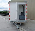 Anssems PTS schaftkeet met toilet 1400kg 390x188x211cm