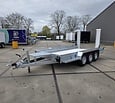 Saris Magnum S Machinetransporter 3500kg 400x182cm met aluminium klikvloer & oprijbalken
