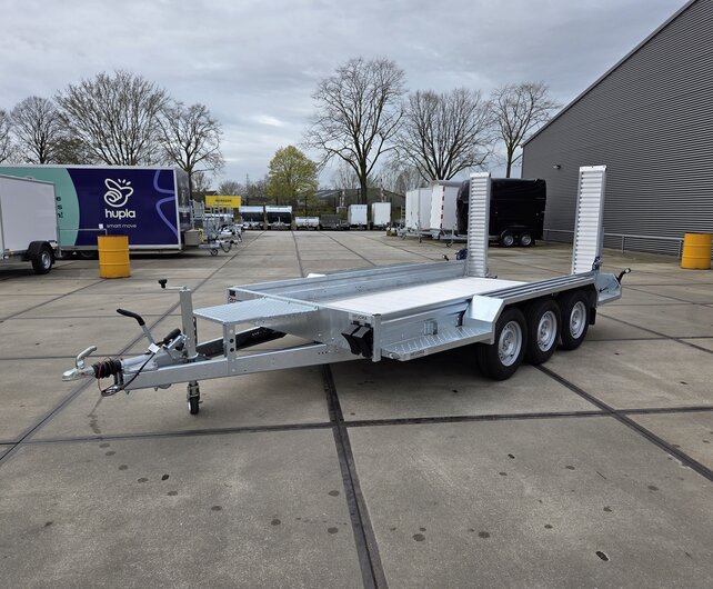 Saris Magnum S Machinetransporter 3500kg 400x182cm met aluminium klikvloer & oprijbalken