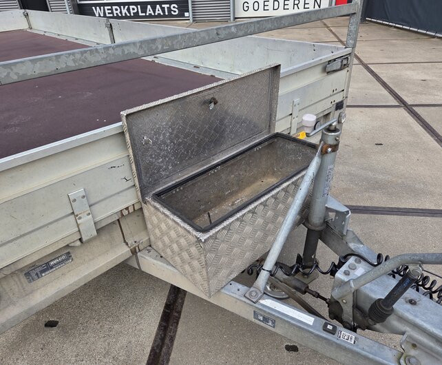 Gebruikte Hulco Medax-3 plateauwagen 3500kg 611x228cm