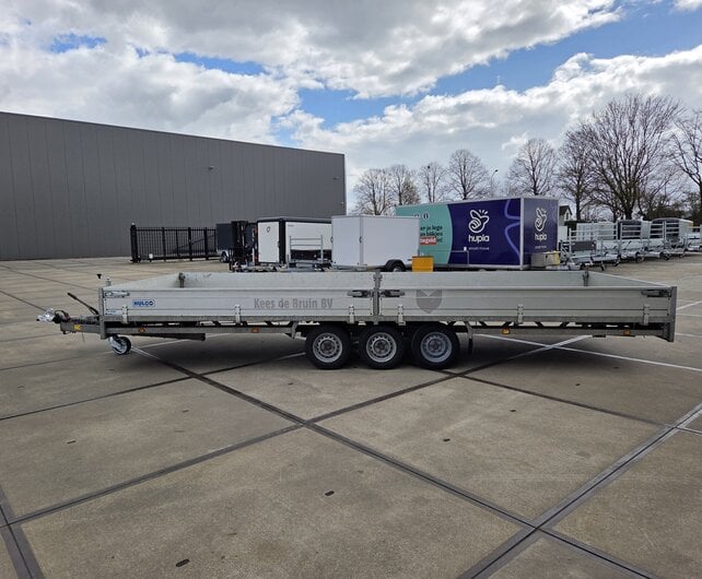 Gebruikte Hulco Medax-3 plateauwagen 3500kg 611x223cm