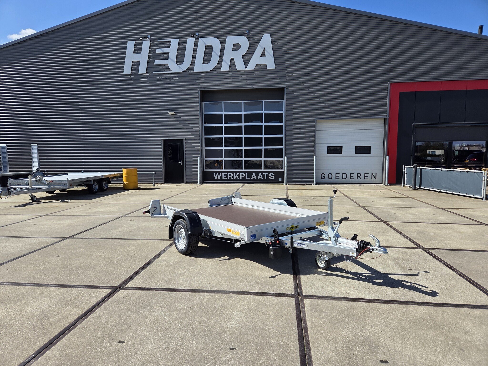 Humbaur zakbare motortransporter 1350kg 250x157cm