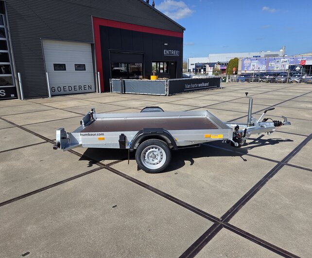 Humbaur zakbare motortransporter 1350kg 250x157cm