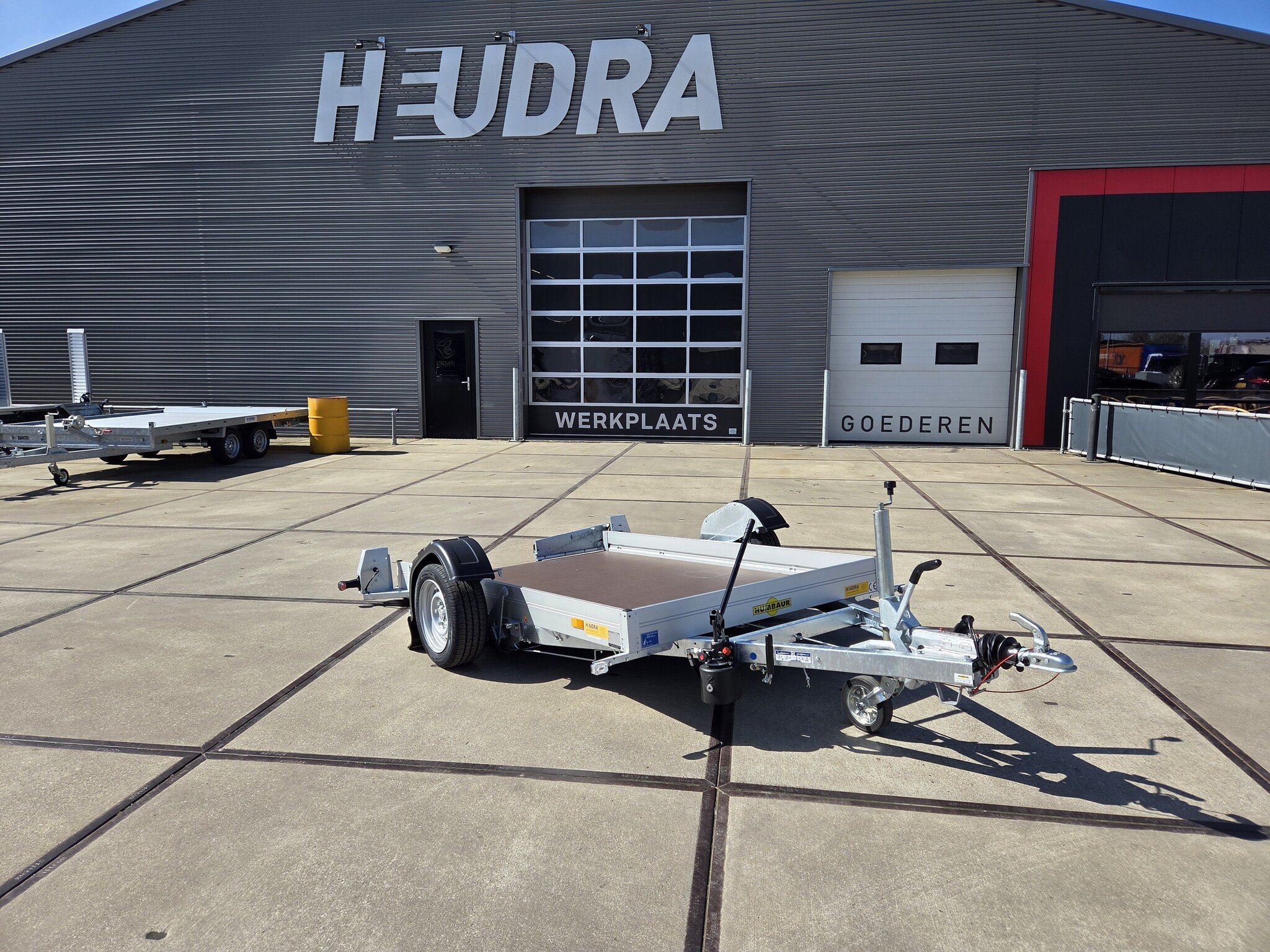 Humbaur zakbare motortransporter 1500kg 250x157cm