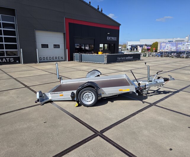 Humbaur zakbare motortransporter 1500kg 250x157cm