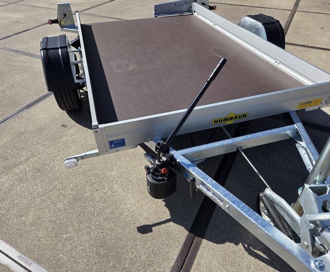 Humbaur zakbare motortransporter 1500kg 250x157cm