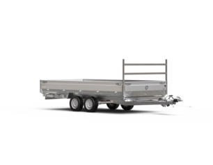 Henra plateauwagen tandemas 2700kg 453x222cm