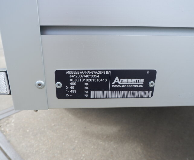 Gebruikte Anssems GT 500kg 181x101cm bakwagen