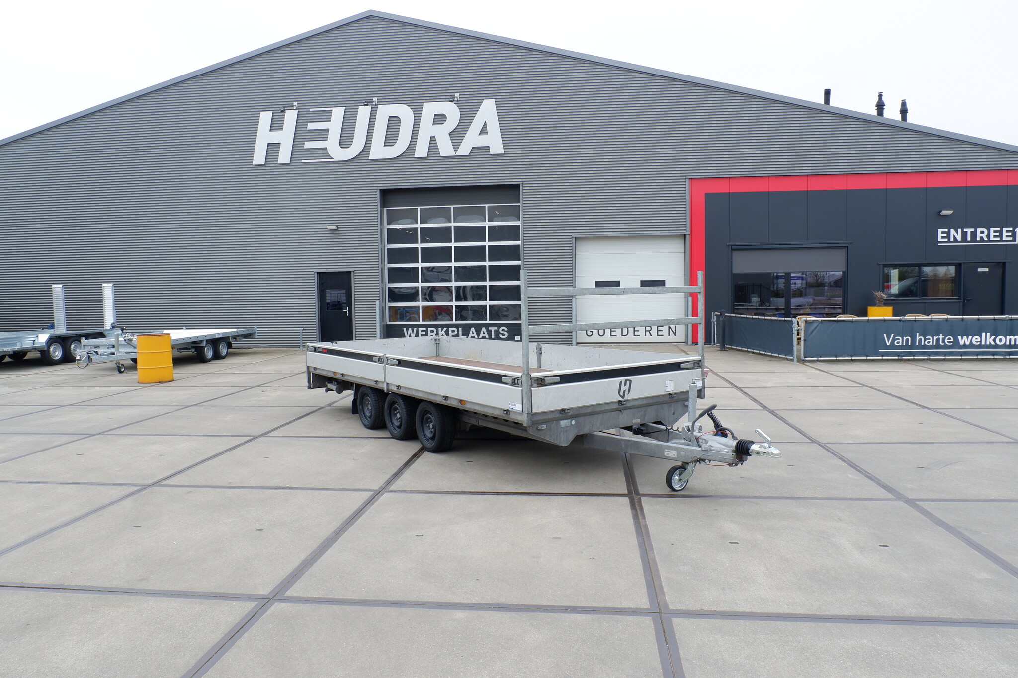 Gebruikte Henra plateauwagen 500x200cm 3500kg Xpert