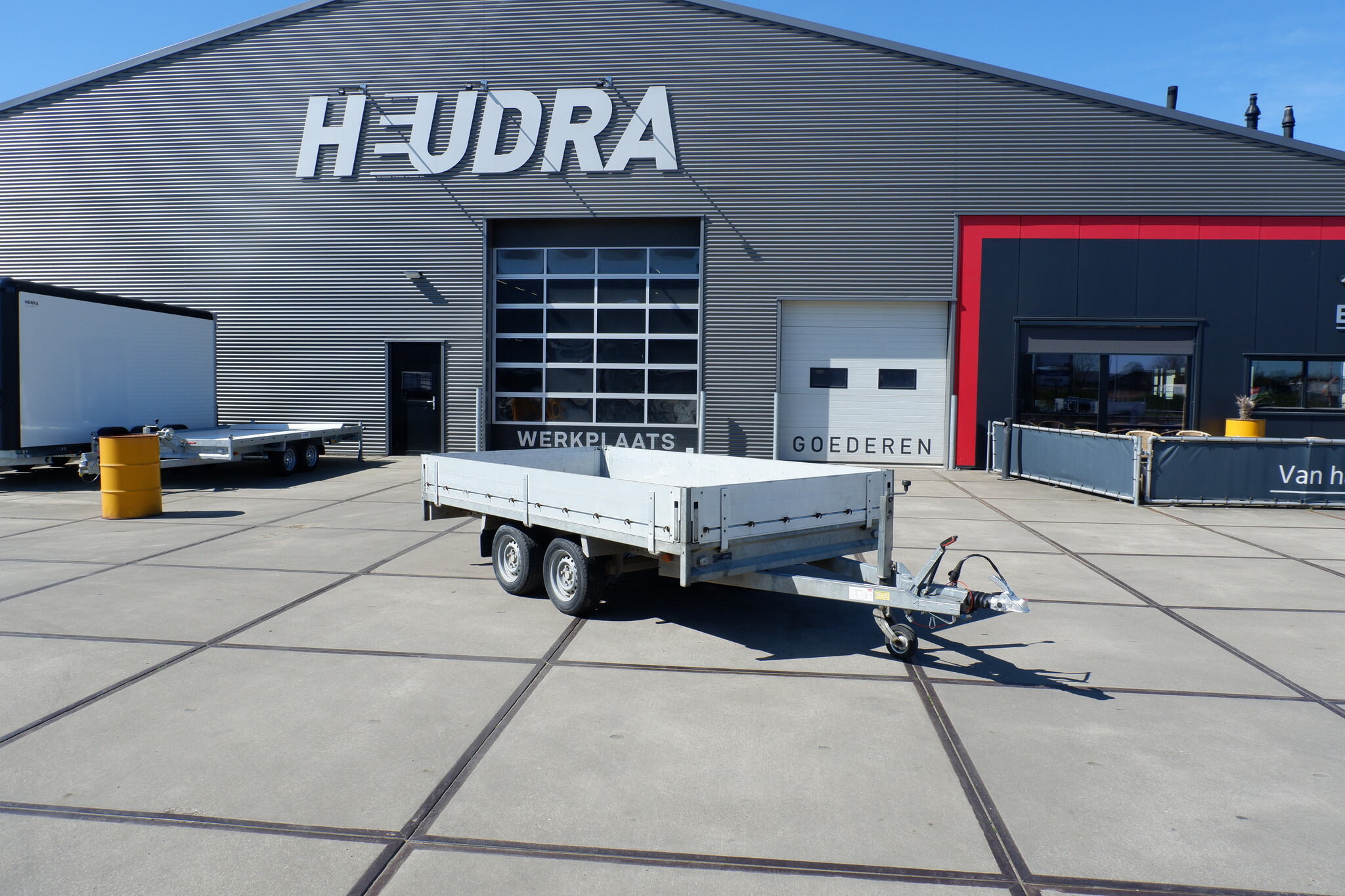 Gebruikte Anssems PSX plateauwagen 2500kg 325x178cm