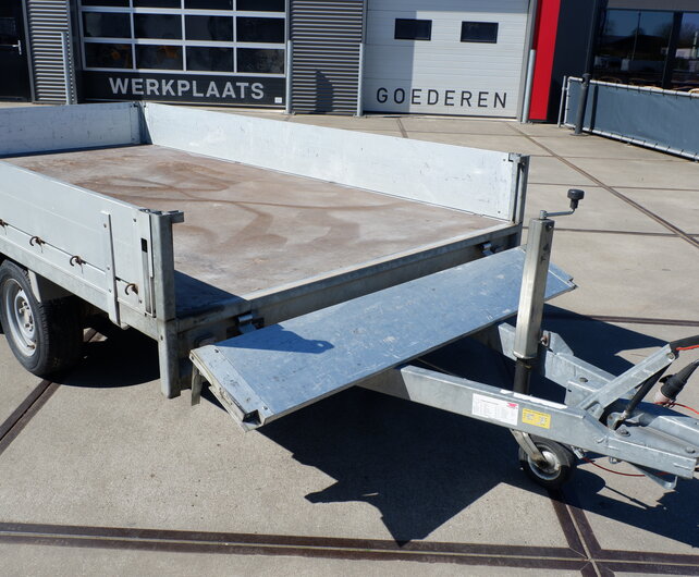 Gebruikte Anssems PSX plateauwagen 2500kg 325x178cm