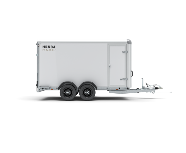 Henra gesloten aanhangwagen 3500kg 365x158x190cm met zijdeur