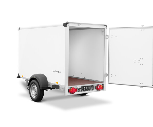 Humbaur gesloten aanhangwagen 1300kg 251x151x152cm