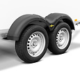Humbaur gesloten aanhangwagen 2500kg 304x151x180cm