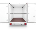 Humbaur gesloten aanhangwagen 2500kg 418x173x189cm