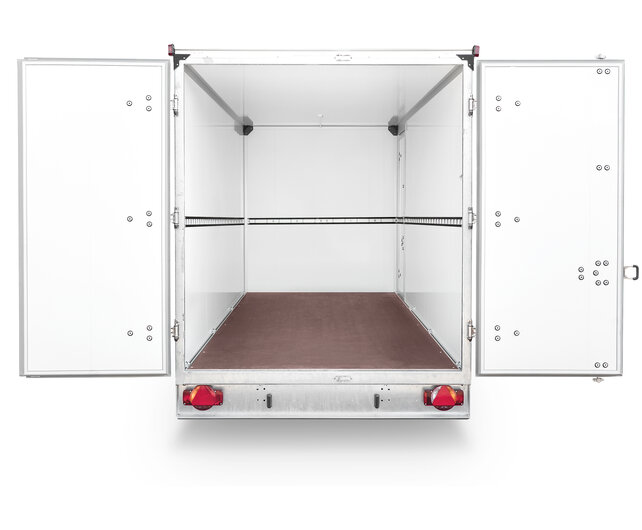 Humbaur gesloten aanhangwagen 2500kg 368x173x188cm