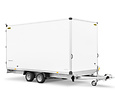 Humbaur gesloten plateauwagen 2000kg 318x173x188cm