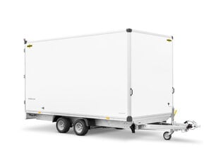 Humbaur gesloten plateauwagen 2000kg 318x203x188cm