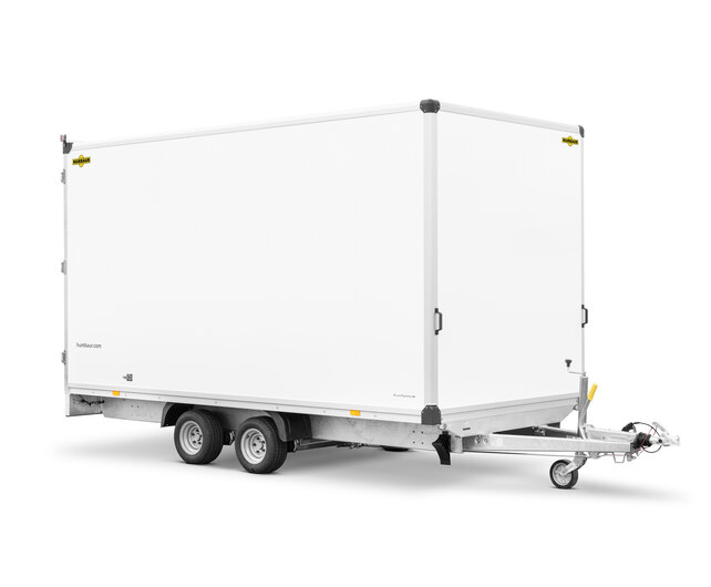 Humbaur gesloten plateauwagen 2000kg 318x203x188cm