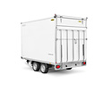 Humbaur gesloten plateauwagen 3500kg 318x173x188cm met oprijklep