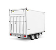 Humbaur gesloten plateauwagen 3500kg 318x173x188cm met oprijklep