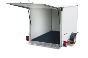 Humbaur zakbare gesloten aanhangwagen 1500kg 310x176x180cm