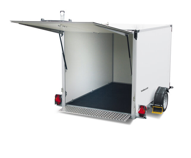Humbaur zakbare gesloten aanhangwagen 1500kg 310x176x180cm