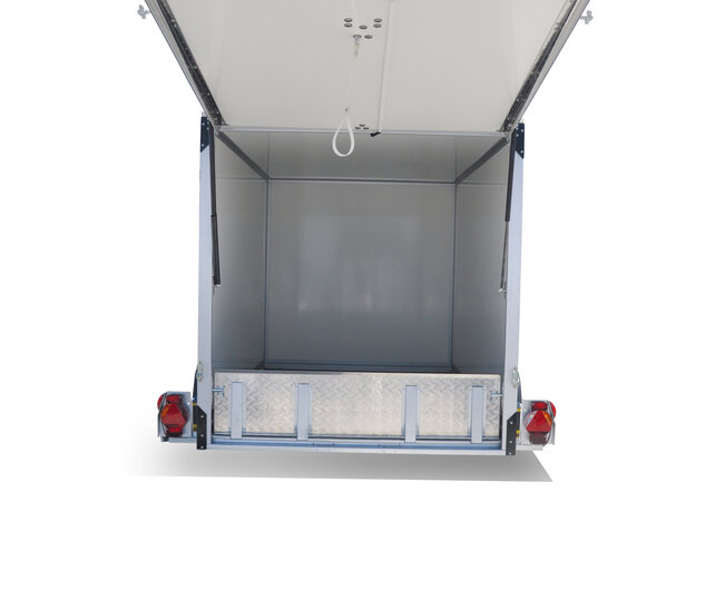 Humbaur zakbare gesloten aanhangwagen 1500kg 310x176x180cm